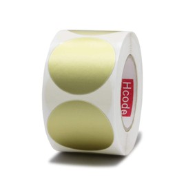 Hcode 1.5 Inch Metallic Gold Labels Round Adhesive Dots Labels 500 Pcs