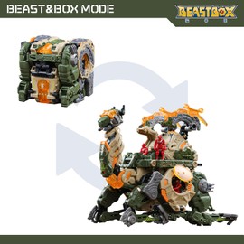 52TOYS BEASTBOX BB-65 OASIS Deformation Toys Action Figure, Converting Toys in Mecha and Cube, Perfect Birthday Party Gift for Teens and Adults, Based on Hexagonal Arowana