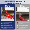 Pinch Weld Jack Pad,Two Depths X-Grooves Universal Floor Jack Pad