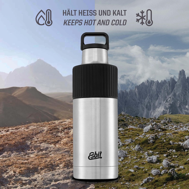 Esbit Vacuum Flask Sculptor Stainless Steel Drinking Bottle 1000 ml