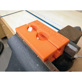 RNoks Designs Suspension Fork Steerer Tube Vise Clamp Block Holder for Overhaul / Maintenance - 1-1/8" Steerer