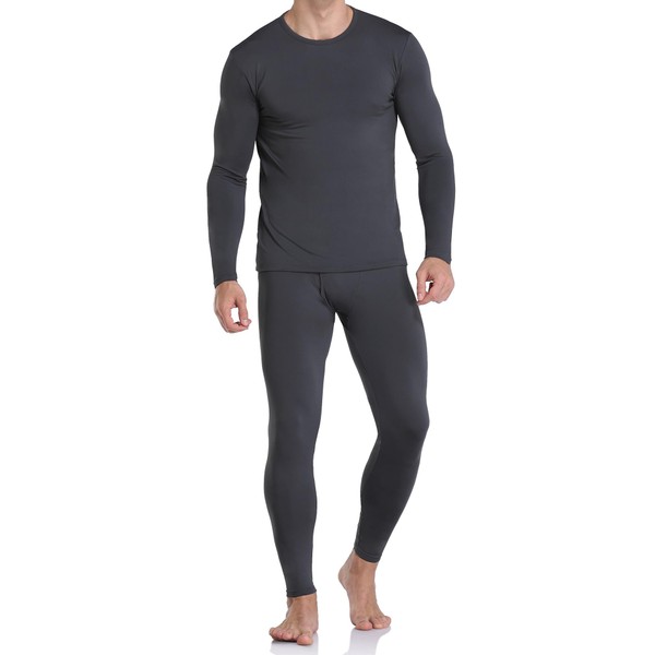 WEERTI Thermal Underwear for Men Long Johns with Fleece Lined,