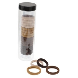 WOONEKY 20 Pack Seamless Ponytail Holders for Women Thick Elastic Hair Ties Hair Tie Coils for Ponytail Easy to Wear