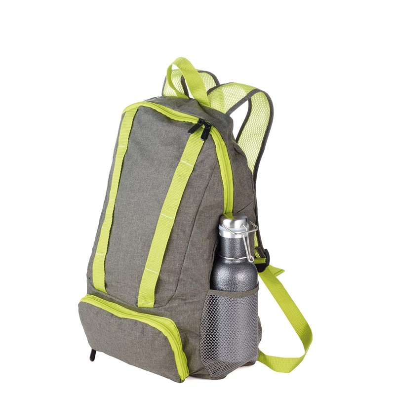 TROIKA Unisex Bagpack Backpack (Pack of 1), Green, Modern