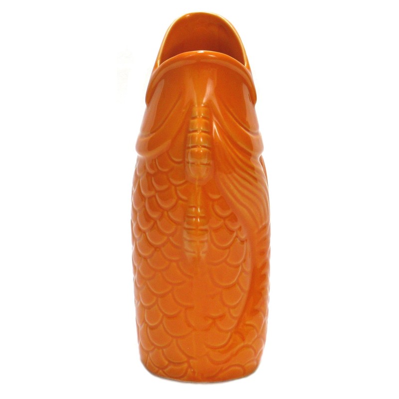 Orange Goldfish Koi Ceramic Fish Cocktail Mug