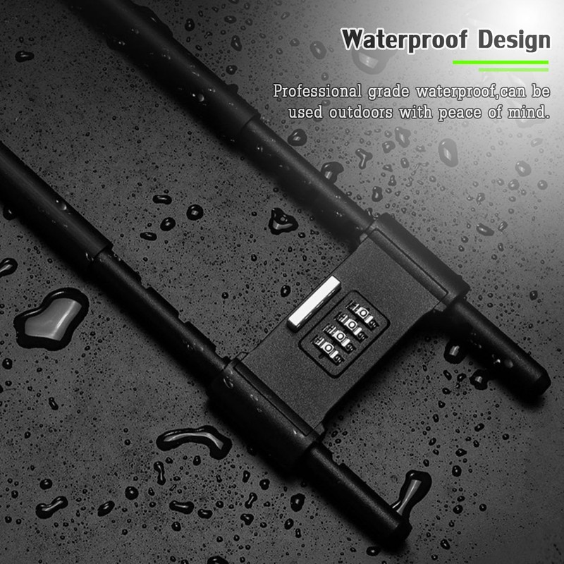 4 Digit Combination Padlock,Heavy Duty Anti Theft U-Shape Security Code