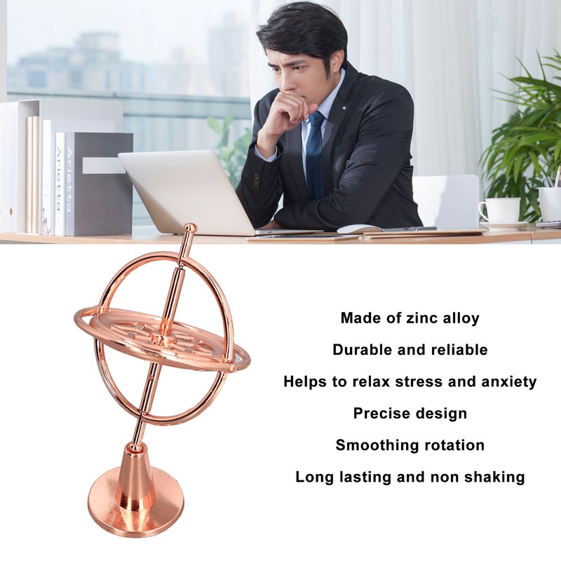 Alloy Gyroscope Toy Balance Relaxing Multi Functional Decompression Finger Gyroscope