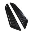 2 Pcs Hood Vent Cover Black Air Intake Dashboard Decorative