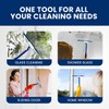 Squee-Jay Extendable Shower Squeegee with 180-Degree Rotating Blade for Push/Pull