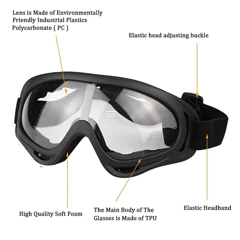 Aoutacc Airsoft Protective Gear Set, Half Face Mesh Masks with