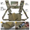WYNEX Tactical Tool Chest Rig, Molle Chest Pack Chest Rig