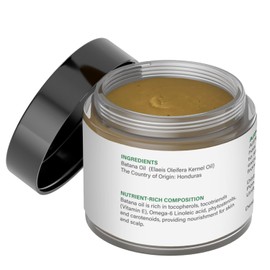 AIPILER Raw Batana Oil for Hair Growth: 100% Pure - Dr. Sebi Batana Oil from Honduras Unrefined Promotes Hair thickness for Men & Women 4.2 OZ