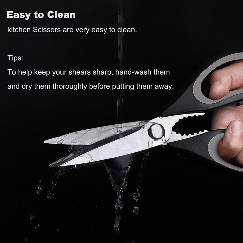 Mumoo Bear All Purpose Kitchen Shears with Protective Sheath for