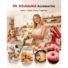 Flex Edge Beater Paddle for KitchenAid 4.5-5QT Tilt-Head Stand Mixer