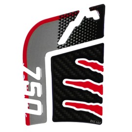 Tankpad Motorcycle Compatible with Honda 750 Transalp Black Grey X509203VA