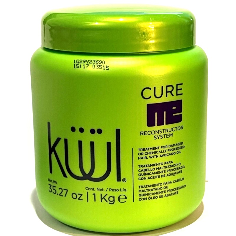 KUUL RECONSTRUCTOR SYSTEM CURE ME TREATMENT HAIR 35.2 OZ AVOCADO