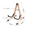 Guitar Stand Wooden Folding Floor Standing Vertical Household Bass Storage