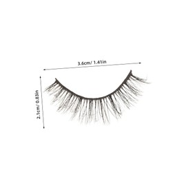 Healeved Fluffy Curly False Eyelashes 2 Sets Natural Look Lash Clusters Lightweight Eyelash Extensions