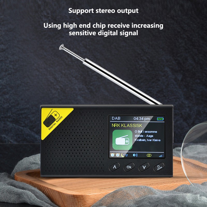 Portable Home Using Digital Radio for DAB 2.4 Inch LCD