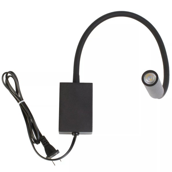 LEDUPDATES Bedside Wall mount LED reading light adjustable Gooseneck +