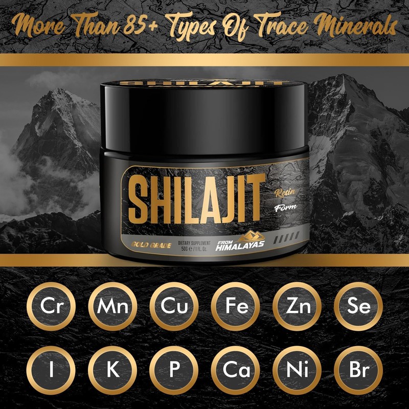 Himalayan Pure Natural Shilajit Resin 50g - Original Himalayan Shilajit