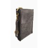 Duna Leather Shoulder Bag (Grey)