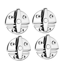 HAIWEN 1PCS Stainless Steel 316 Boat Door Cabinet Hatch,Round Turn Button Twist Catch Latch Marine Hardware Accessories (1)