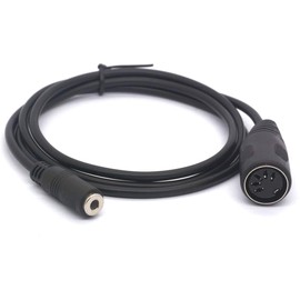 Tomost 5 Pin DIN MIDI to 3.5mm Female to Female Audio Converter Cable for Bang & Olufsen Naim Quad Stereo Systems (1 Meter)