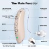K&FCOPTEE Rechargeable Digital Hearing Aid Behind The Ear For Senior