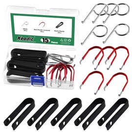 Keadic 15 Pce Lug Nut Cap Removal Tool Set, Rad Lug Nut Cap Abdeckungs-Center Removal Tool Set+ Kunststoff/Edelstahl Pullers Kompatibel/Ersatz für die meisten Arten von Autos