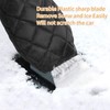Ice Scraper Mitten for Windscreen,Snow Scraper with Warming Soft Lined