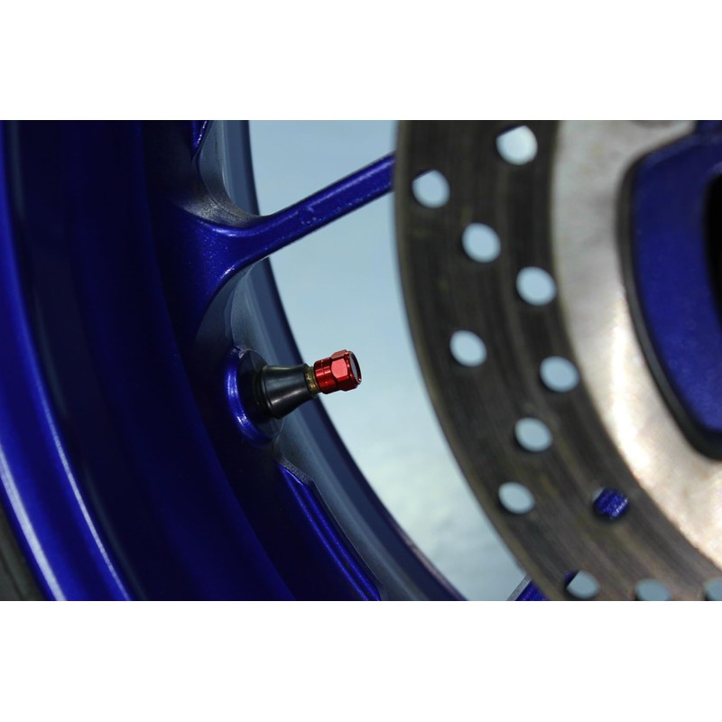 POSH 001800-02 Motorcycle Goods Full Billet Air Valve Cap, Short