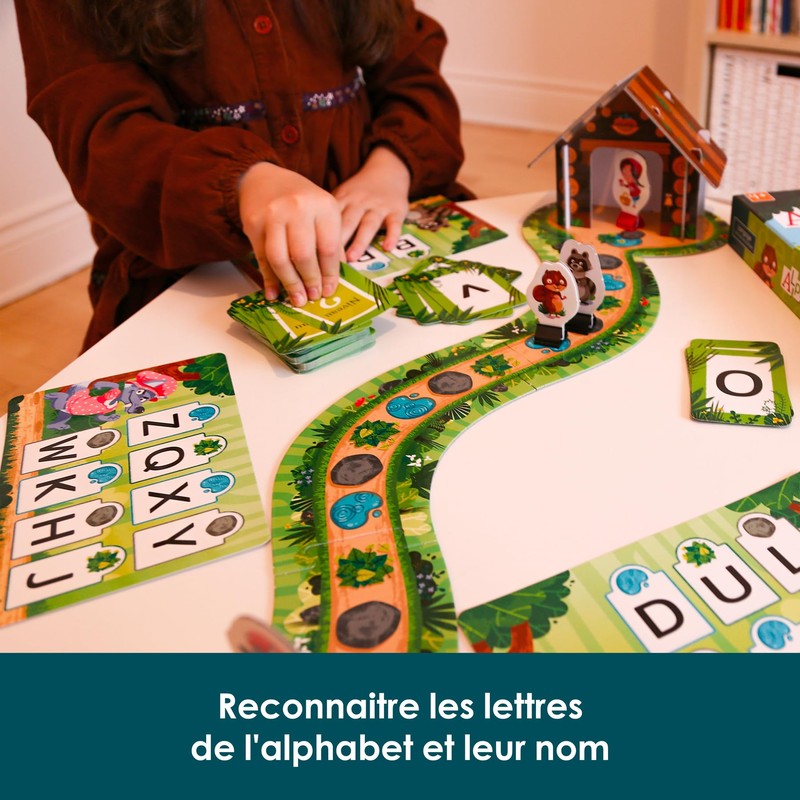 Placote - ALPHA-BETES: Brettspiel, ab 4 Jahren, Alphabet, Educationspiel