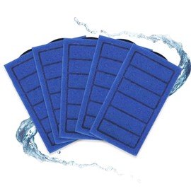 PUEUTU Aquarium Filter 5PCS Filter Cartridges, Replacement for Waterfall Filter Fast and Effective Filtration Turtle Filter