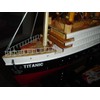 Minh Xuan Titanic Wooden Model Cruise Ship W/Flashing Lights 16"