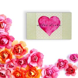 Naturkosmetik Geschenkset Alles Liebe, 3 Handcremes mit Bio-Ölen in Reisegrößen im zauberhaften Geschenkkarton