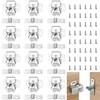 VZU Pack of 12 Furniture Catch with 48 Screws, Double