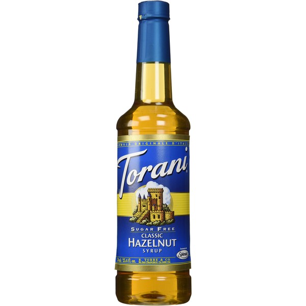 Torani Syrup, Sugar Free Classic Hazelnut, 25.4 oz