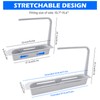 NiHome Telescopic Kitchen Over Sink Organizer with Towel Hanger, Expandable