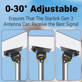 Ybervont Adjustable Starlink Mounting Kit Gen 3, Ybervont Starlink Gen 3 Wall Mount