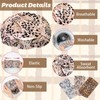 BLMHTWO 4PCS Cheetah Headband, Wide Thick Leopard Headband