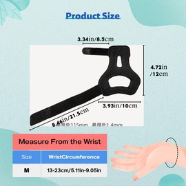 Lyivisk Universal Thumb Orthosis Left Right Breathable Thumb Splint Orthosis Thumb CCD Joint Universal Thumb Orthosis for Soft Tissue Injuries etc