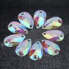 Pack of 200 Teardrop Shape Resin Flatback Drop Sequins Sew