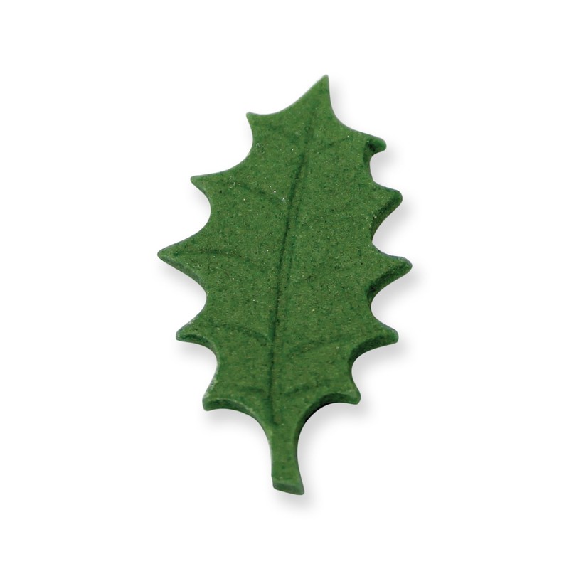 PME HL543 Veined Holly Leaf Plunger Cutter, Large Size, White