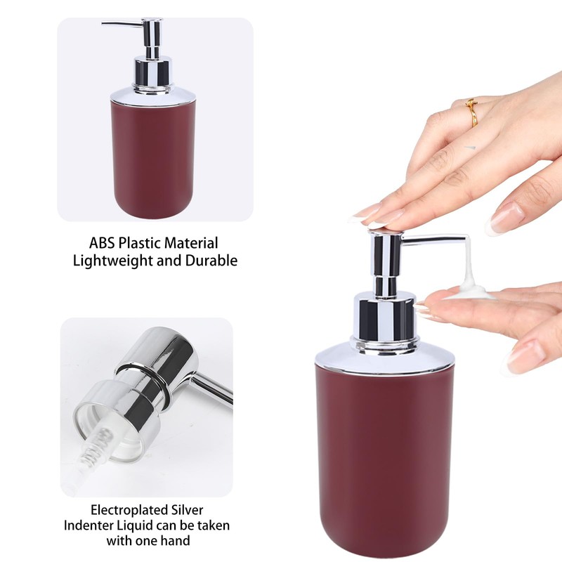 4 Piece Bathroom Accessories Set, Plastic Bathroom Accessory Set, Toothbrush