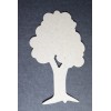 Tree Bare Chipboard 4 Die Cuts Embellishments 2 3/4" X