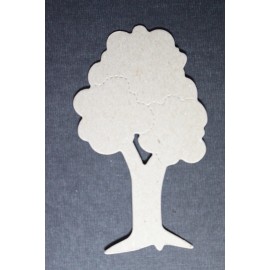 Tree Bare Chipboard 4 Die Cuts Embellishments 2 3/4" X 4 1/2"