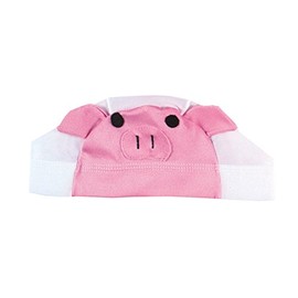 FOOTMARK Swimming Cap, Swimming Cap, Animal-Kun 202117, White (01), L