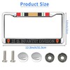 Vietnam Vet Pride License Plate Frame Chrome Army 25th Infantry
