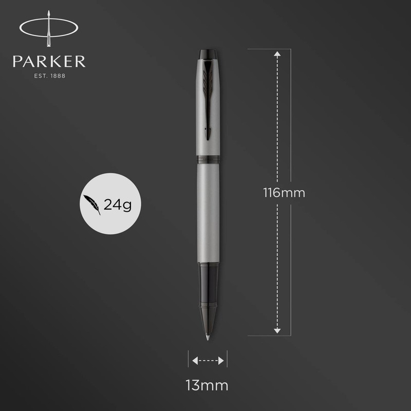 Parker IM Premium Black Edition Rollerball Pen | Achromatic Matte